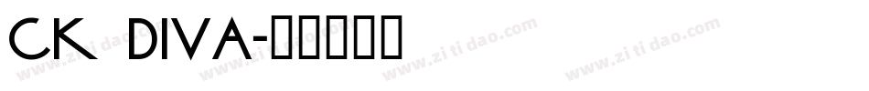 CK Diva字体转换